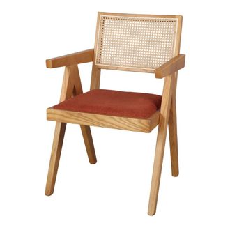 MisterWils Silla De Madera Balford Natural - Teja - 86x57x60