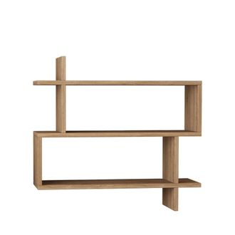 DRAWER Estanter&iacute;a de pared de madera L70cm - Madera clara