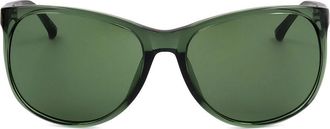 Linda Farrow DRIES VAN NOTEN DVN24 C6 Mens Sunglasses Green Size 57