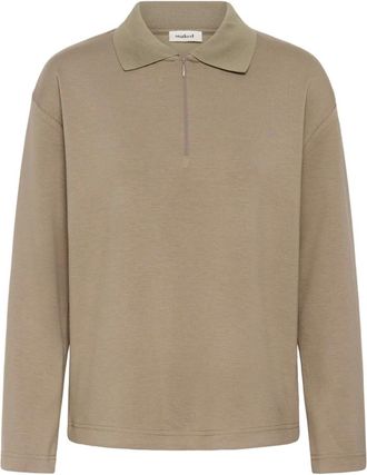 Soaked In Luxury Tops, Dames, Beige, XL, Polo Shirt