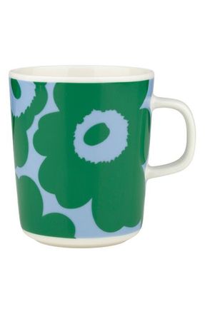 Marimekko Oiva Unikko Mug in Green at Nordstrom, Size One Size Oz