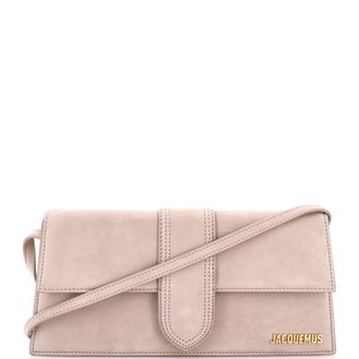 Jacquemus Le Bambino Flap Shoulder Bag Suede Long
