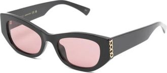 Gucci Cat Eye Zonnebril - Dames - Zonnebrillen - Zwart - 53 MM - Nylon - Accessoires