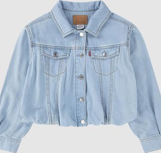 Levi's Teenager Bubble Trucker Jacket - Donna - 10A - Blu / Wow Me Over
