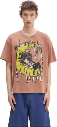 Sky High Farm Eri Tee - Tops - Hombre - Marr&oacute;n - XL