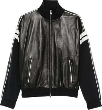 Wales Bonner Leather Outerwears Nero-Uomo