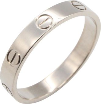 Cartier White Gold White Gold (18K) Band Ring (Pre-Owned)