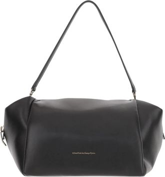 Carven Marie Leren Tas - Dames - Schoudertassen - Zwart - ONE Size - Leer - Tassen