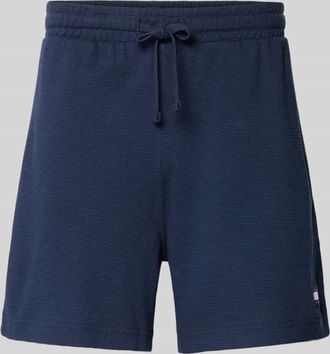 Tommy Jeans Regular Fit Sweatshorts aus Baumwoll-Mix in Marine, Gr&ouml;&szlig;e XXL