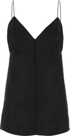 Khaite Talsie Top - Dames - Tops zonder mouwen - Zwart - S - Organza - Tops