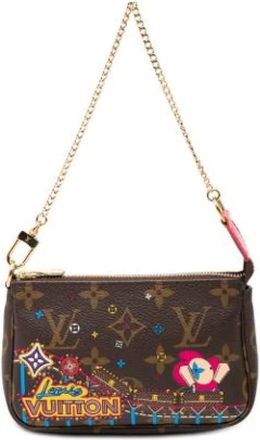 Louis Vuitton Pre-owned Mini Bags, female, Brown, Size: ONE SIZE Pre-owned Mini Pochette Accessoires