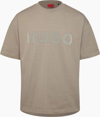 HUGO BOSS Mens Dinkee Oversized Fit T-Shirt - Brown - Size: 36