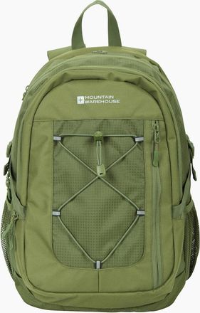 Mountain Warehouse Mens Mountain Warehouse Peregrine Logo Backpack - Green - Size: ONE size