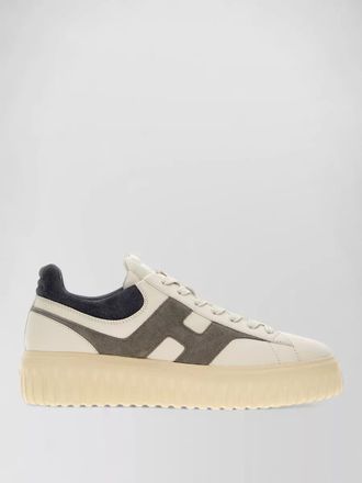 Hogan nappa leather h stripes lace up sneakers