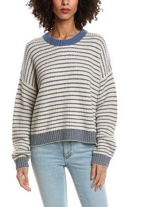 Splendid Lucy Stripe Wool & Cashmere-Blend Sweater