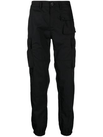 Belstaff straight-leg cargo trousers - men - Cotton/Polyamide - 36 - Black