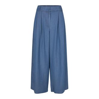 Masai 2102S Pantalones Anchos - Trousers - Mujer - Azul - M