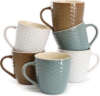Elama Honey Bee 6Pc Mug Set