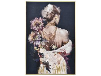 Schubiger M&ouml;bel Bild Sch&ouml;ner R&uuml;cken mit Perlenketten