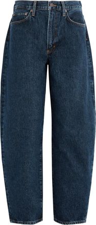 A Gold E Agolde Balloon Barrel-cut Jeans - Dark Blue - 30 (W30 / UK12 / M)