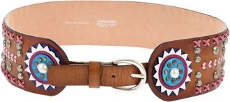 Dsquared2 Brown Embellished Belt