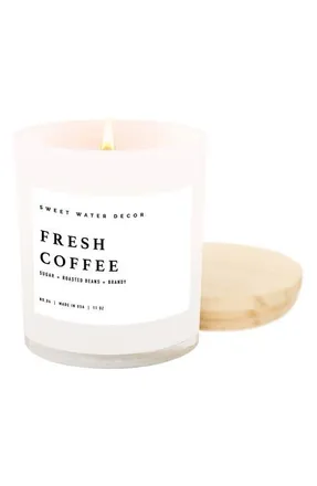 Sweet Water Decor 11oz White Jar Candle - Sweet Scents at Nordstrom