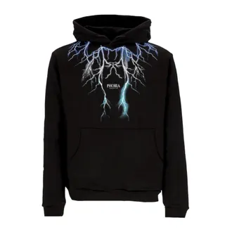 Phobia Archive Hoodies & sweatvesten, Heren, Zwart, L, Katoen, Lightning Hoodie