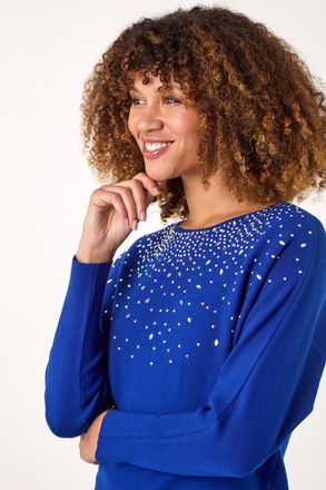 Roman Scattered Sparkly Knit Jumper