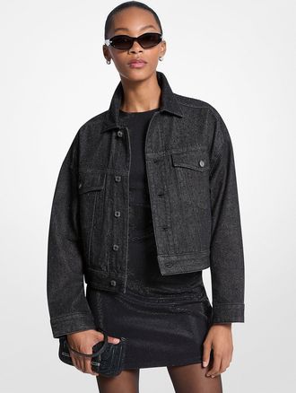 Michael Kors Studded Denim Jacket