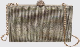 Kurt Geiger Clutch Kensington in poliestere con cristalli e tracolla amovibile