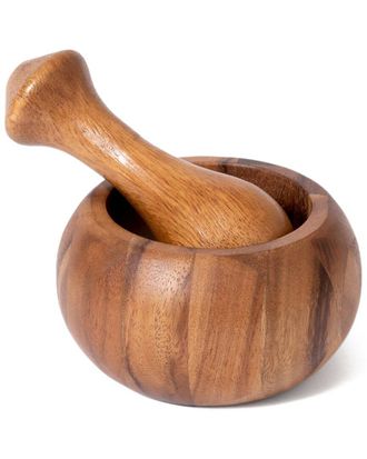 Lipper International Acacia Mortar & Pestle