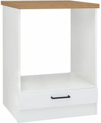 OEM Mueble Bajo De Horno 60 Cm - Encimera - Blanco Brillante