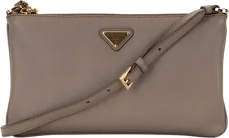 Prada Mujer, Bolsos, Gris, Talla: ONE Size