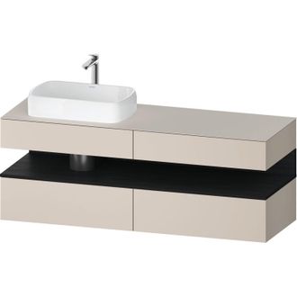 Duravit Qatego Consola Mueble Bajo Lavabo, 2 Extensiones, 2 - Duravit