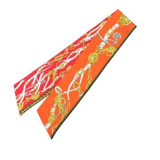 Herm&egrave;s Pre-owned Scarves, female, Multicolor, Size: ONE SIZE Pre-owned Maxi Twilly Scarf