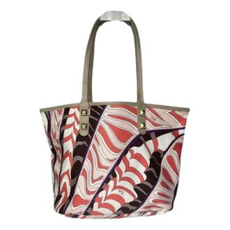 Emilio Pucci Pre-owned leren schoudertas - Dames - Vintage Shopper - Veelkleurig - ONE Size - Leer - Vintage
