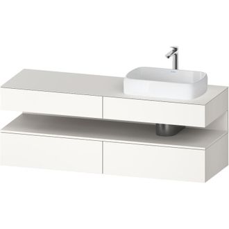 Duravit Qatego Consola Mueble Bajo Lavabo, 2 Extensiones, 2 - Duravit