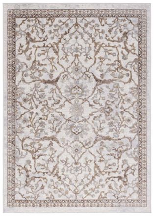 Safavieh Alfombra tradicional de polipropileno beige/marr&oacute;n, 122 x 183 cm