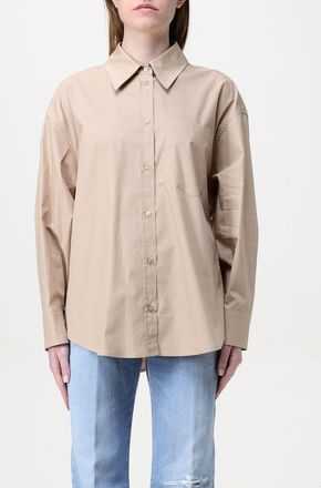 Dondup Camicia classica Dondup in cotone con inserti in macramè