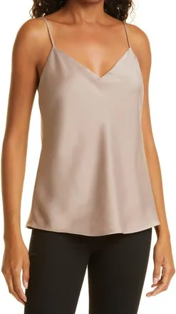 Club Monaco Kora Satin Camisole in Bark at Nordstrom, Size X-Large