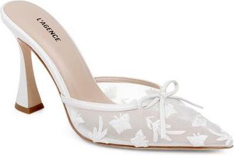 L'agence Prasad Pointed Toe Mule in Ecru at Nordstrom, Size 7.5