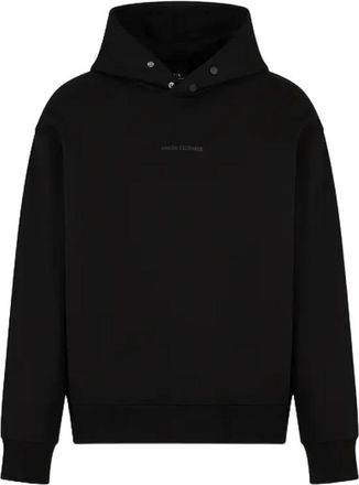 A|X Armani Exchange Cotton French Terry Hoodie - Heren - Hoodies - Zwart - XS - Katoen - Hoodies & sweatvesten