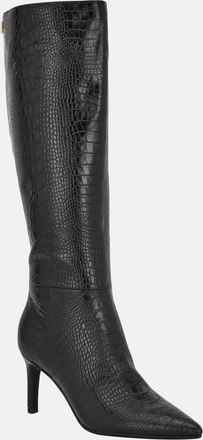 Guess Anorra Croc-Embossed Tall Boots