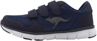 Kangaroos Sneaker KANGAROOS K-BlueRun 701 B, Damen, Gr. 36, blau (navy), Textil, Schuhe Sneaker, mit Klettverschluss
