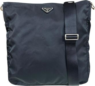 Prada Black Nylon Shoulder Bag (Pre-Owned)