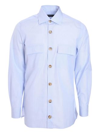 Kiton cotton shirt - Blue