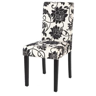 Hhg [nunca Usado] Lote De 2 Sillas De Comedor Silla De Cocina Littau, Textil, Jacquard, Patas Oscuras
