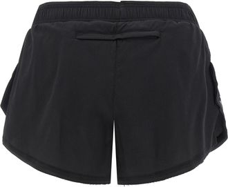 Yohji Yamamoto Womens Black Polyamide Bermuda Shorts