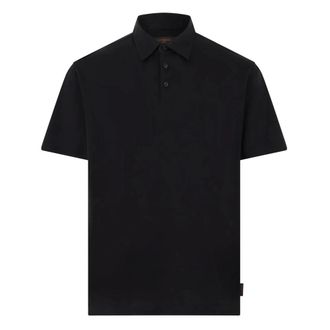 Zanone Polo Shirts, male, Black, Size: 2XL Z0015 Polo