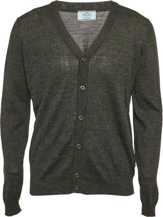 Prada Vest van alpacawol - Grijs